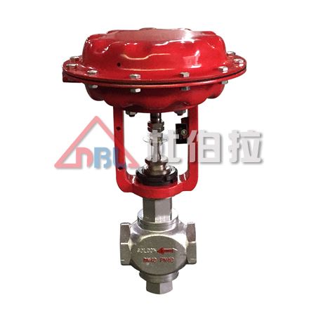 襯氟氣動單座調節閥